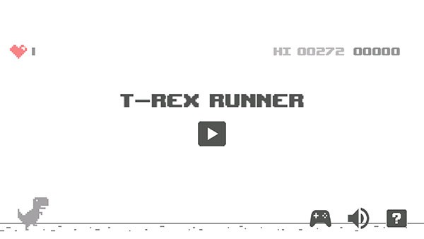 Chrome小恐龙游戏:DinoChrome截图