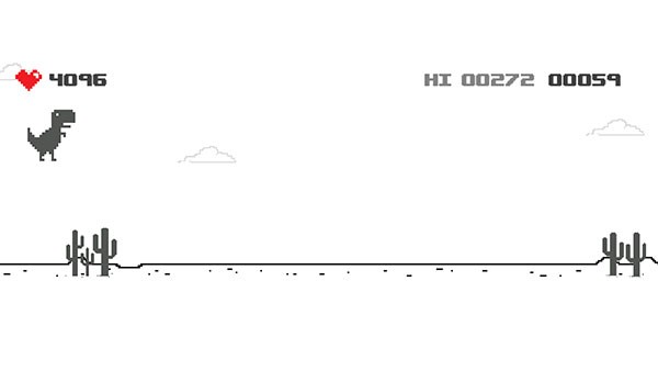 Chrome小恐龙游戏:DinoChrome截图